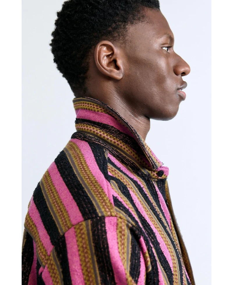 Desigual Men's Two-tone striped shirt