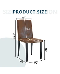Streamdale Furniture Minimalist Tech Cloth Accent Chair with Sturdy Metal Legs