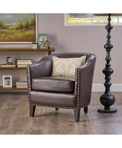 Streamdale Furniture Streamdale Bonded Leather Club Chair