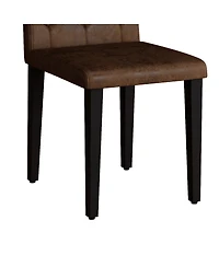 Streamdale Furniture 4-Pack Suede Dining Chairs with Button