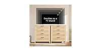 gaomon Fluted Dresser for Bedroom