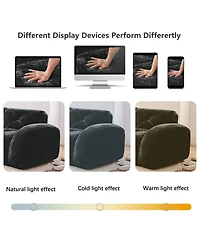 Streamdale Furniture U-shaped Boneless Sofa, Tufted, 32D High Density Sponge