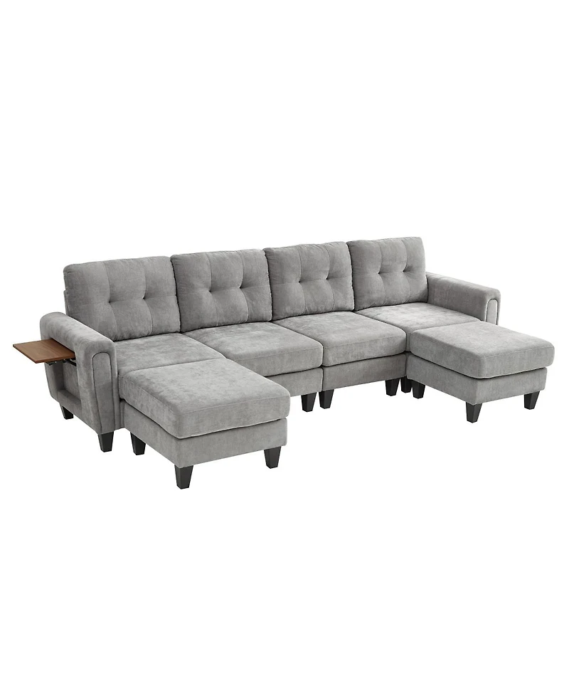 Streamdale Furniture Modern U-shaped Sectional Sofa