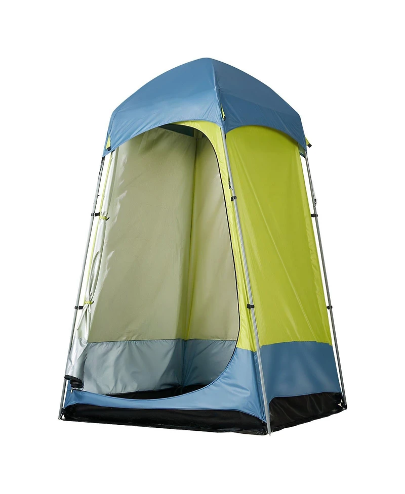 Mecale 1-Room Camping Shower Tent Privacy Shelter with Stakes and Carry Bag
