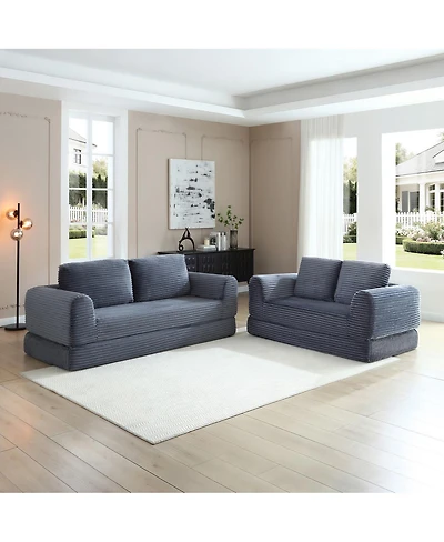 Streamdale Furniture 2-in-1 Folding Convertible Sofa Bed