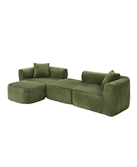 Streamdale Furniture 114" Cloud Sectional Couch with L-Shape Chaise