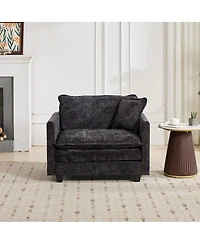 Streamdale Furniture Streamdale Cloud Sofa Single Seat (No Ottoman), Modern Sectional Couch