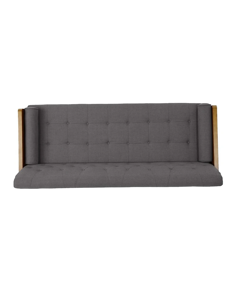 Streamdale Furniture Aidan Mid Century Modern Tufted Fabric Sofa