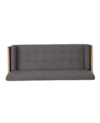 Streamdale Furniture Aidan Mid Century Modern Tufted Fabric Sofa