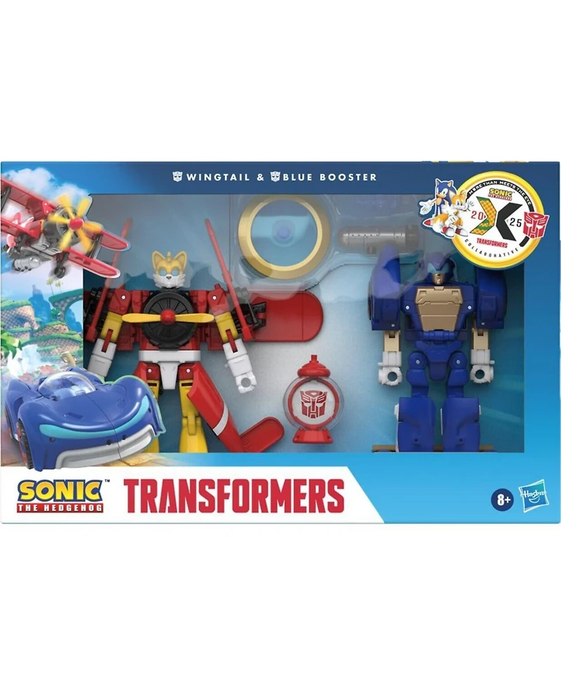 Transformers Deluxe Class Sonic the Hedgehog x Wingtail and Collaborative