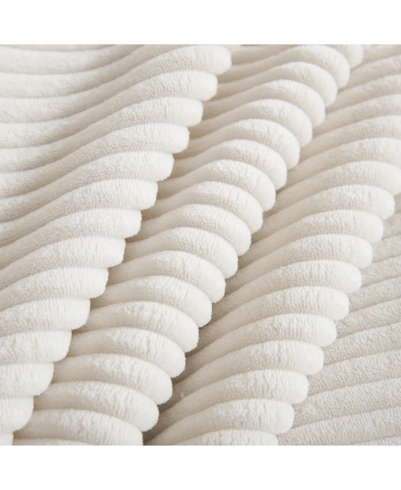 Streamdale Furniture Corduroy 2-Seater Sofa with Storage Footrests