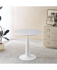 Streamdale Furniture 5pcs Dining Set, Metal Leg Table, Mid-Century Dining Table for 4-6 People