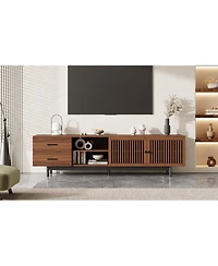 Streamdale Furniture Modern Tv Stand for TVs up to 85" with Drawers & Cable Management