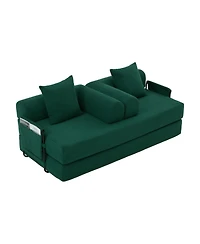 Streamdale Furniture Foldable & Compressible Sofa with Metal Frame for Small Spaces