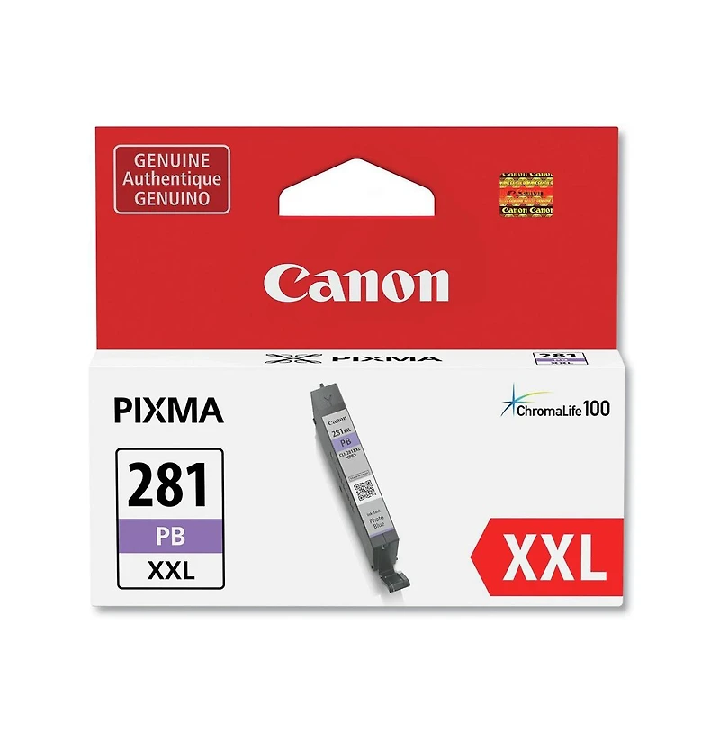 Canon Cli-281 Xxl Photo Blue Ink Tank for Select Pixma Ts Series Printers - 11.7ml