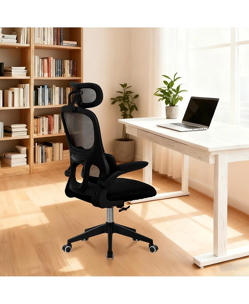 Streamdale Furniture High Back Ergonomic Big & Tall Office Chair w/ 3D Headrest & Lumbar Support