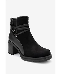Prologue Shoes women's Wern Block Heel Ankle Boot