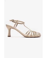 Prologue Shoes Womens Gerald Woven Strap Stiletto Pump