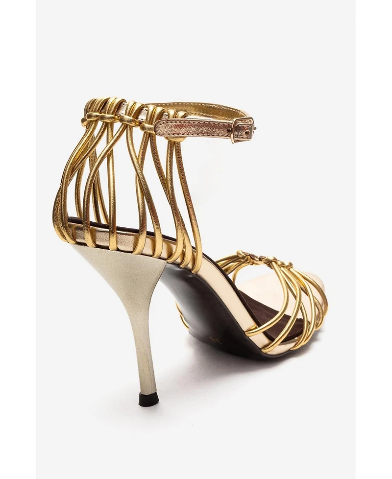 Prologue Shoes Women's Arona Ankle Strap Stiletto Sandal