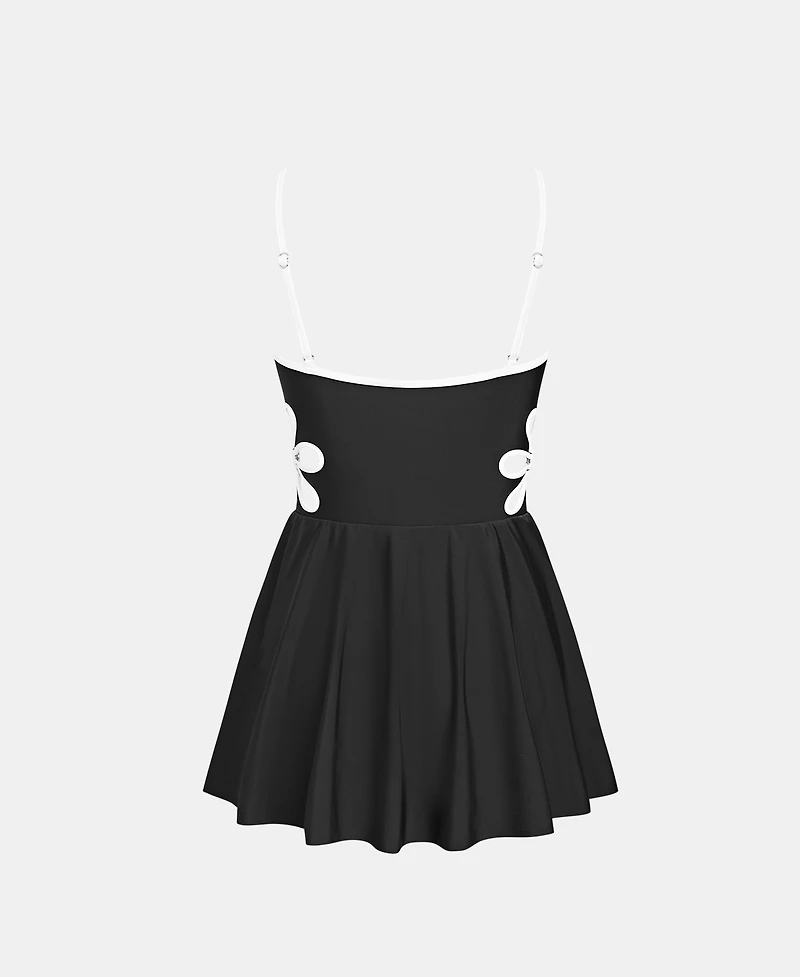 Cupshe Women's V-Neck Adjustable Strap Swimwear dress