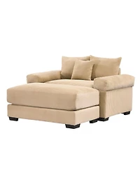 Streamdale Furniture Streamdale Oversized Cloud Modular Sectional Couch, Corduroy