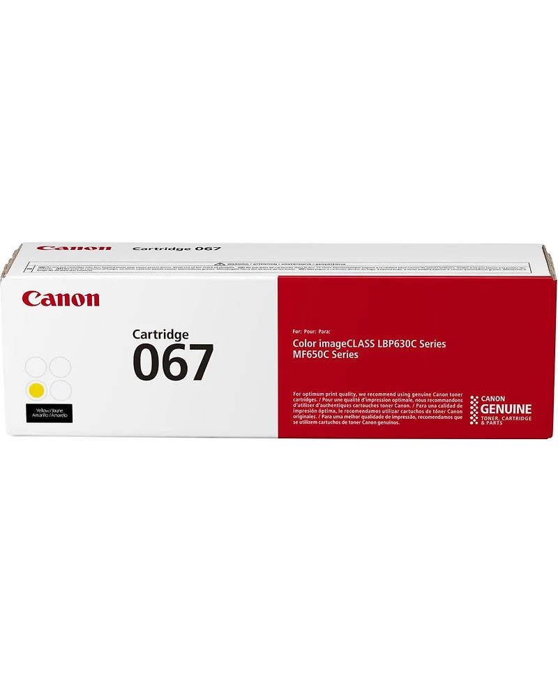 Canon 067 Standard Toner Cartridge for Color imageCLASS LBP630C and MF650C Series, Yellow