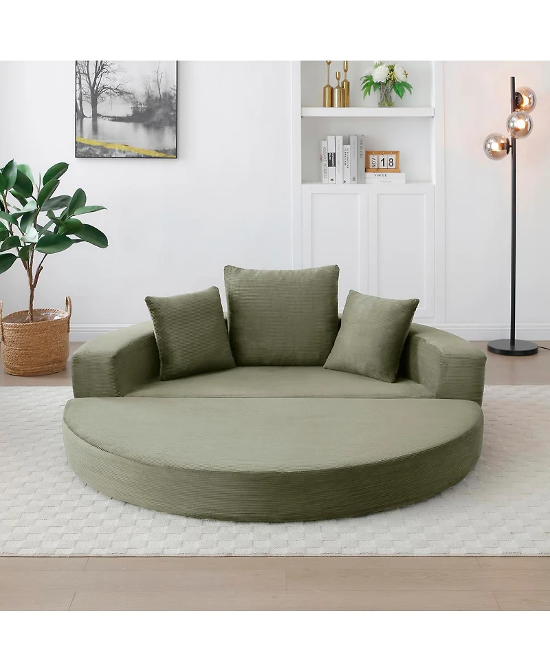 Streamdale Furniture Convertible Sofa Couch Bed, Multi-functional, Adjustable Futon for Apartment