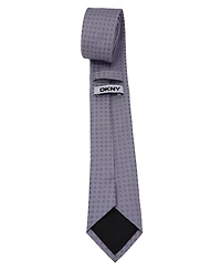 Dkny Men's Slim Design Geometric Neck Tie
