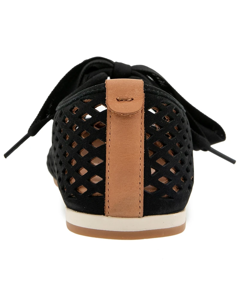 Gentle Souls Women's Annalise Ribbon Tie Ballet Sneakers