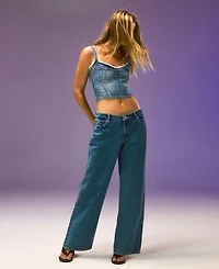 Abrand Women's Saloon Bodice Selena V-Neck Sleeveless Top