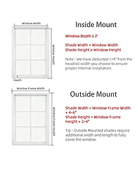 Shadisfy Roller Window Blinds & Shades, Cordless for Windows, 100% Blackout Home, 31" W X 64" H, Linen