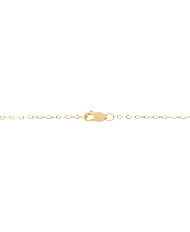 Macy's Heart Pendant Necklace in 10k Yellow Gold