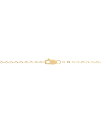 Macy's Heart Pendant Necklace in 10k Yellow Gold