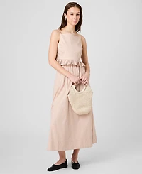 French Connection Women's Lilah Stretch Gingham Top