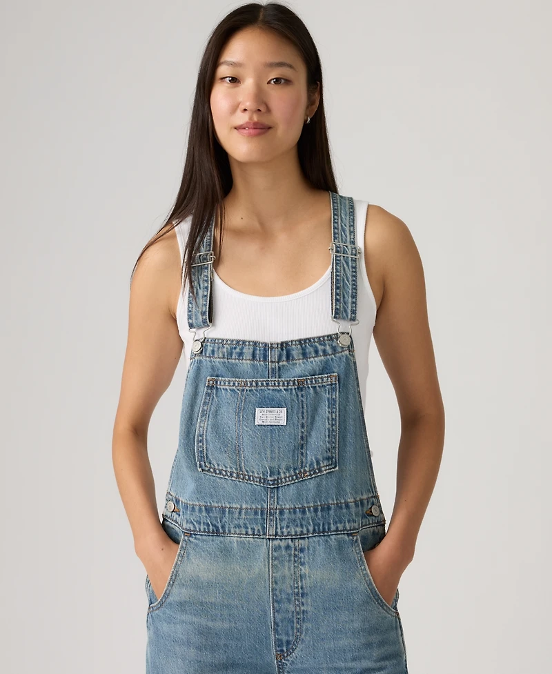 Levi's Women's Vintage-Inspired Drapey Fit Denim Overalls