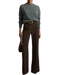 Reiss Women's High Rise Flared Pants