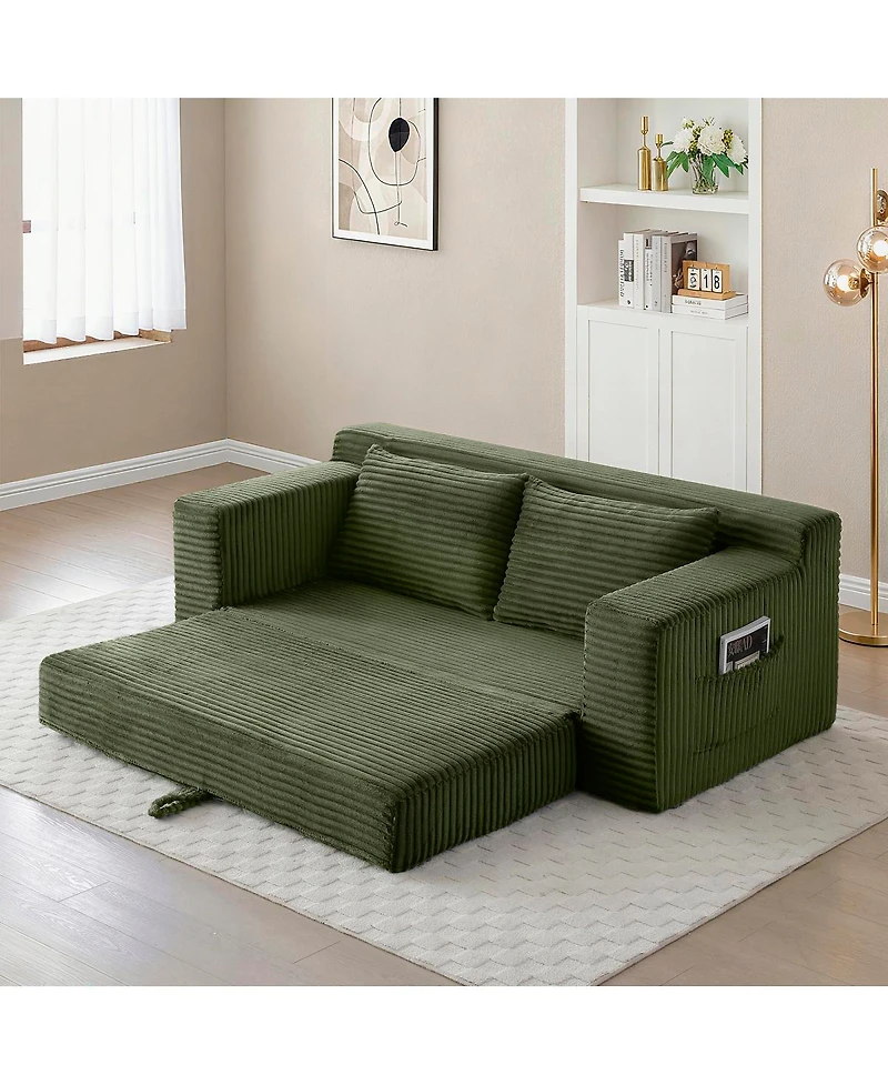Streamdale Furniture Memory Foam Cloud Loveseat Sofa