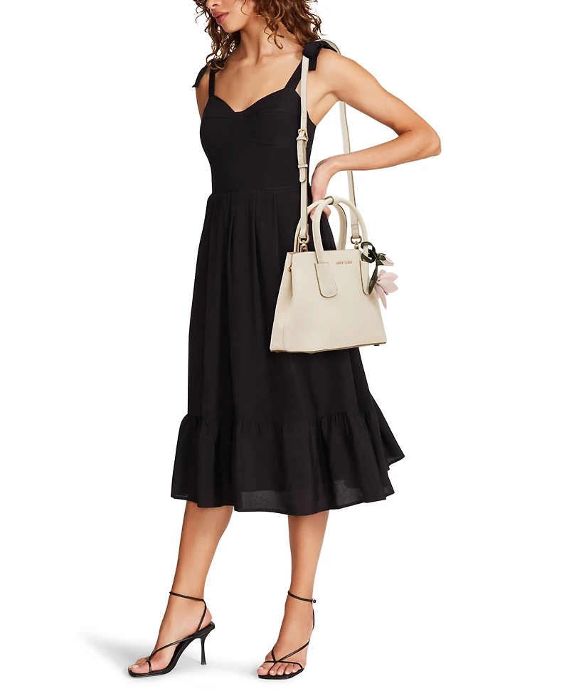 Anne Klein Bonded Small Satchel Bag