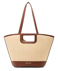 Anne Klein 3D Cultivated Pearl Flower Large Tote Bag