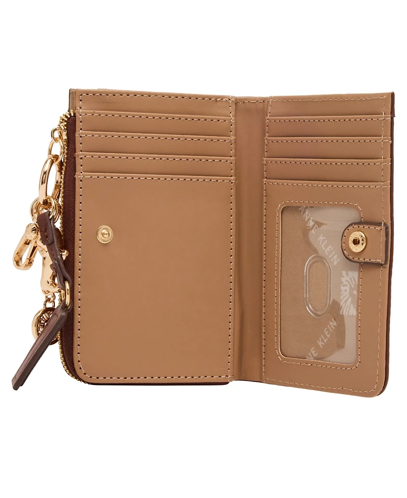 Anne Klein Mini Bifold Charm Wallet