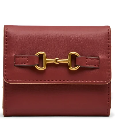 Anne Klein Horse Bit Trifold Wallet