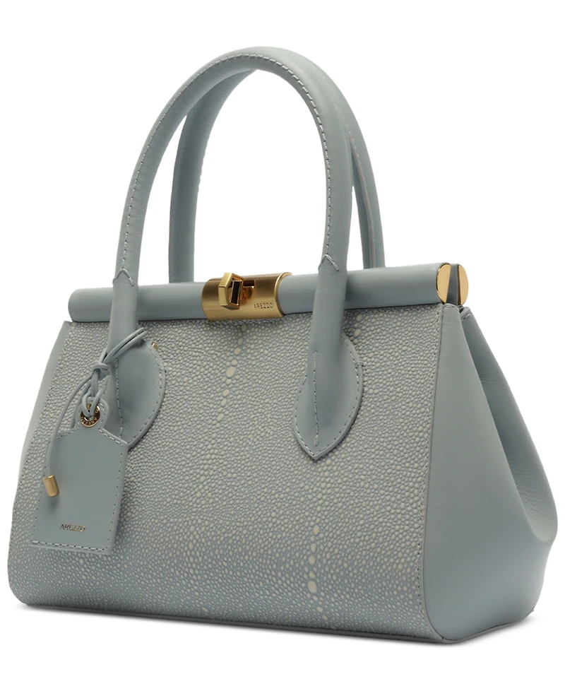 Arezzo Morgan Small Turn-Lock Tote Bag