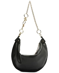 Arezzo Paisley Large Leather Shoulder Bag