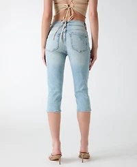 Guess Women's Lily Straight-Leg Capri Jeans