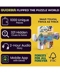 Quokka 1000 Piece Jigsaw Puzzle for Adults – Themed Puzzles with Bonus Challenges