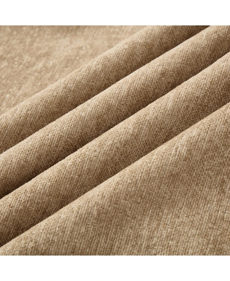 Streamdale Furniture Chenille Sleeper Sofa with Ottomans