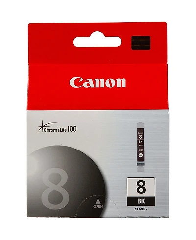Canon Cli-8Bk Black Ink Cartridge for Select Pixma iP, Mp, Mx and Pro Series Printers