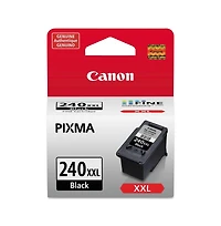 Canon Pg-240XXL Extra High Capacity Black Ink Cartridge for Select Pixma Mg, Mx, Ts Series Printers - 21 ml
