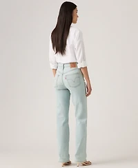 Levi's Women's Ribcage High-Rise Straight Full Length Jeans