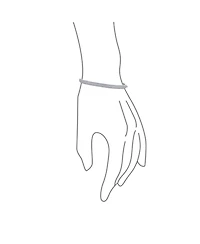 Bling Jewelry Classic Cz Micro Pave Cubic Zirconia Stackable Half Eternity Bangle Bracelet